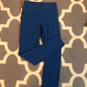 Blue Lululemon Leggings Size 4 💙